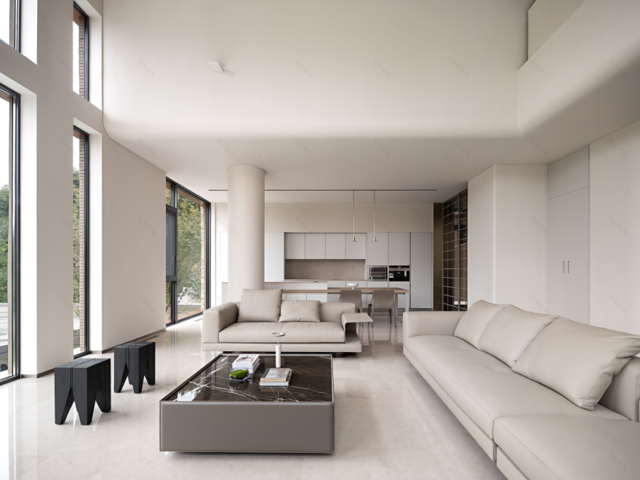 460㎡现代极简美宅，打造一眼就让人沦陷的高级空间！